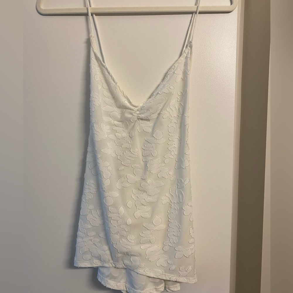 Free People White tank top